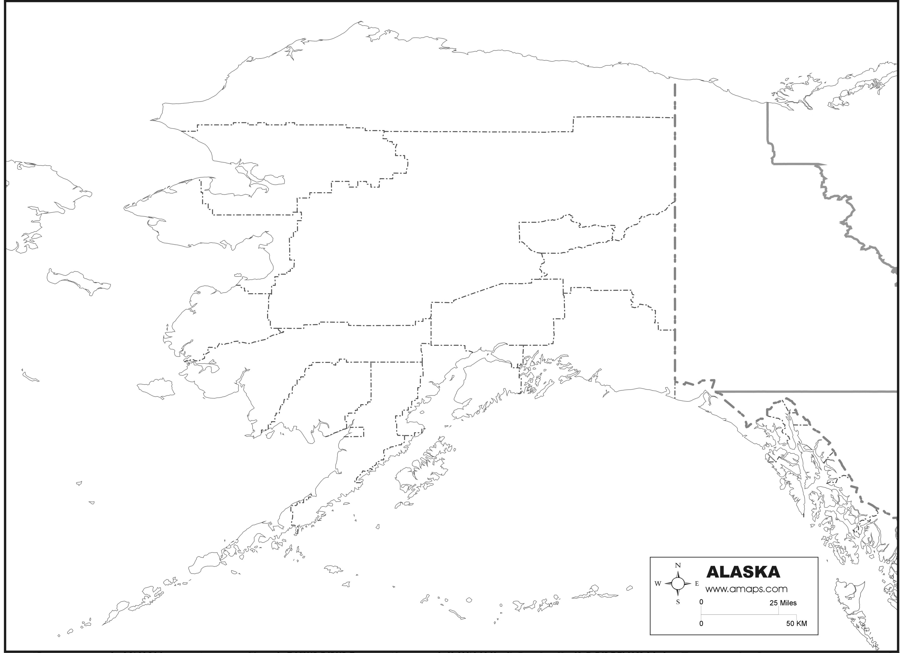 FREE MAP OF ALASKA